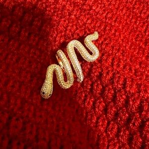 Rose gold reputation snake ring Taylor swift